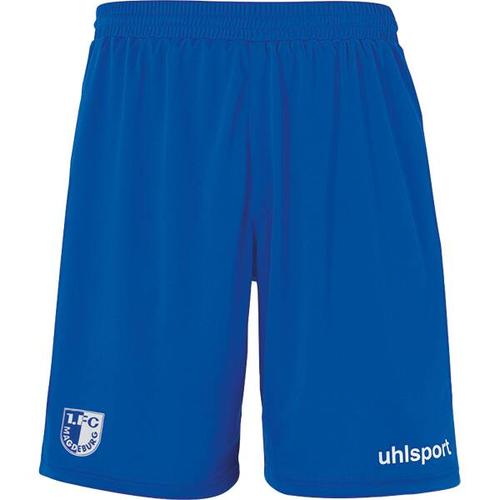 UHLSPORT Herren Shorts PERFORMANCE SHORTS, Größe M in azurblau/weiß