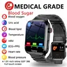 2024 nuovo glucosio nel sangue lipidi nel sangue acido urico Smart Watch Men ECG + PPG Fitness