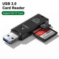 2 in 1 Kartenleser USB 3 0 zu SD TF Karte Speicher kartenleser USB