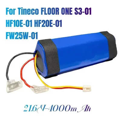 Original 21,6 v 4000mah 6800mah für tineco boden-ones3 Nass-und Trocken sauger Li-Ionen-Akkus Image