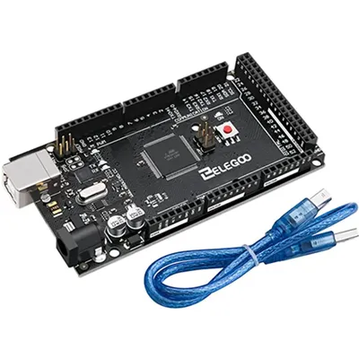 Elegoo mega r3 board atmega usb kabel kompatibel mit arduino ide projects rohs konform schwarz blau Image