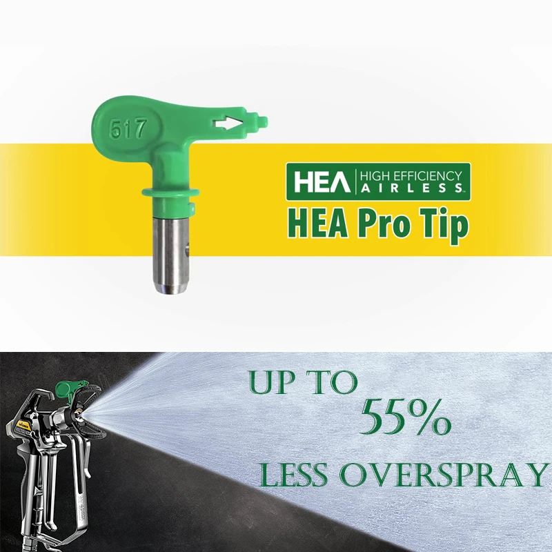 PHENDO HEA ProTip Niederdruck-Airbrushspitze 1–6 Serie 110 512 620 Airbrush-Düsen-Sprühspitze für Wagner Titan Airless-Spritzgeräte Image