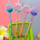 4pcs/set Cute Unicorn Sequin Gel Pens - Creative Stationery Gift For Students - 0.5mm Black Refill - Perfect For Writing & Signing!