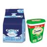 Prezzo speciale! 18 L Lettiera Catsan Hygiene plus + 2 x 350 g Catisfactions Mega Tub - 18 L (ca. 9 Kg) + Catisfactions Catnip