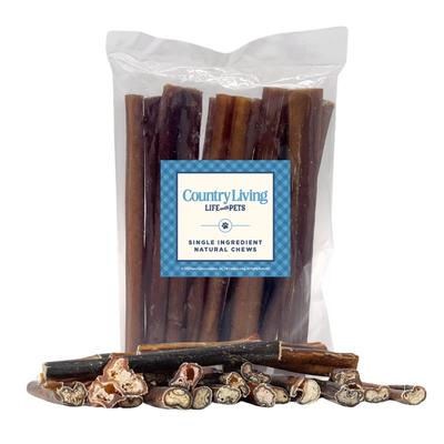 American Pet Supplies Country Living All-Natural Beef Bully Stick Dog Treats - 6" Standard (10-Pack)