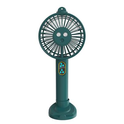 Handheld Spray Fan Portable Fan Rechargeable Usb Personal Fan With Mobile Phone Holder 2000mah 3-Speed Adjustable Cooling Spray Humidifier Suitable For Indoor and Outdoor Use