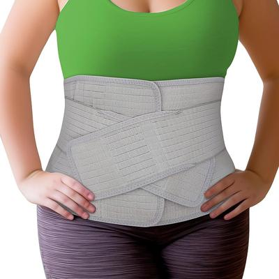 Abdominal Binder Post Surgery Tummy Tuck - Postpartum Belly Band Wrap Post C Section Belly Binder Recovery Stomach Compression Hernia Belt For Men amp Women After Pregnancy, Hysterectomy