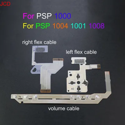 JCD Replacement Direction Cross Button Left Key Volume Right Keypad Flex Cable for PSP 1000 / PSP 1004 1001 1008
