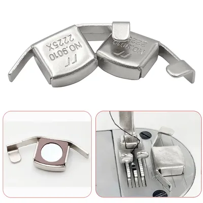 1 PC Domestic Magnet Seam Guide Industrial Flat Car Magnet Regular Sewing Machine Foot For DIY Handmade Sewing Accessories