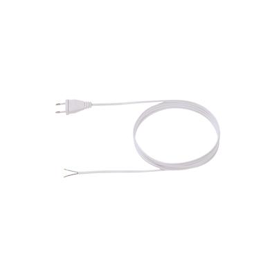 BACHMANN Zuleitung 2x0,75 3m weiss, H03VVH2-F Eurostecker unverpackt Image