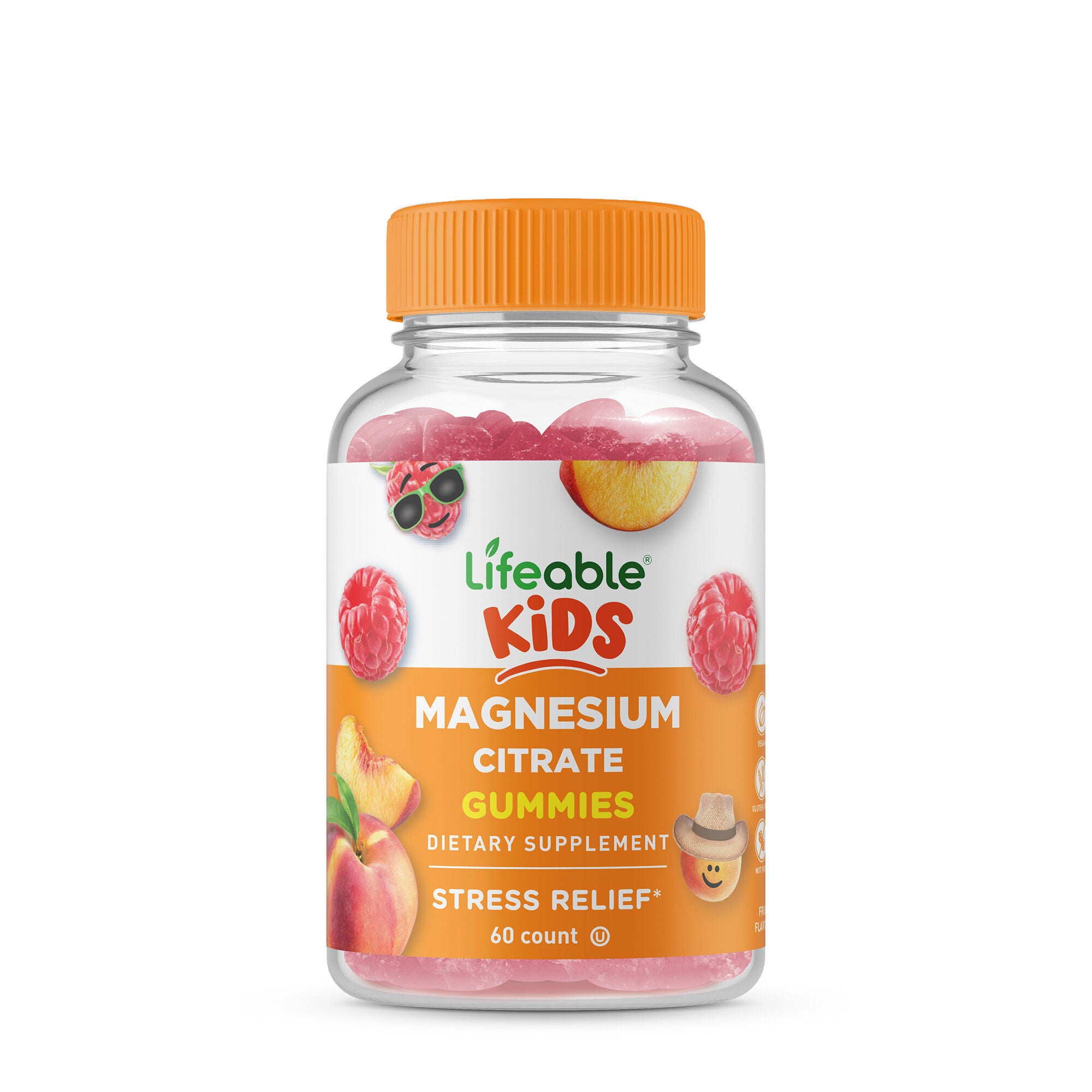 Kids Magnesium Citrate Vegan - 60 Gummies (30 Servings)