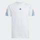 T-Shirt ADIDAS SPORTSWEAR "U FI 3S T" Gr. 152, blau (halo blue, preloved ink) Kinder Shirts T-Shirts
