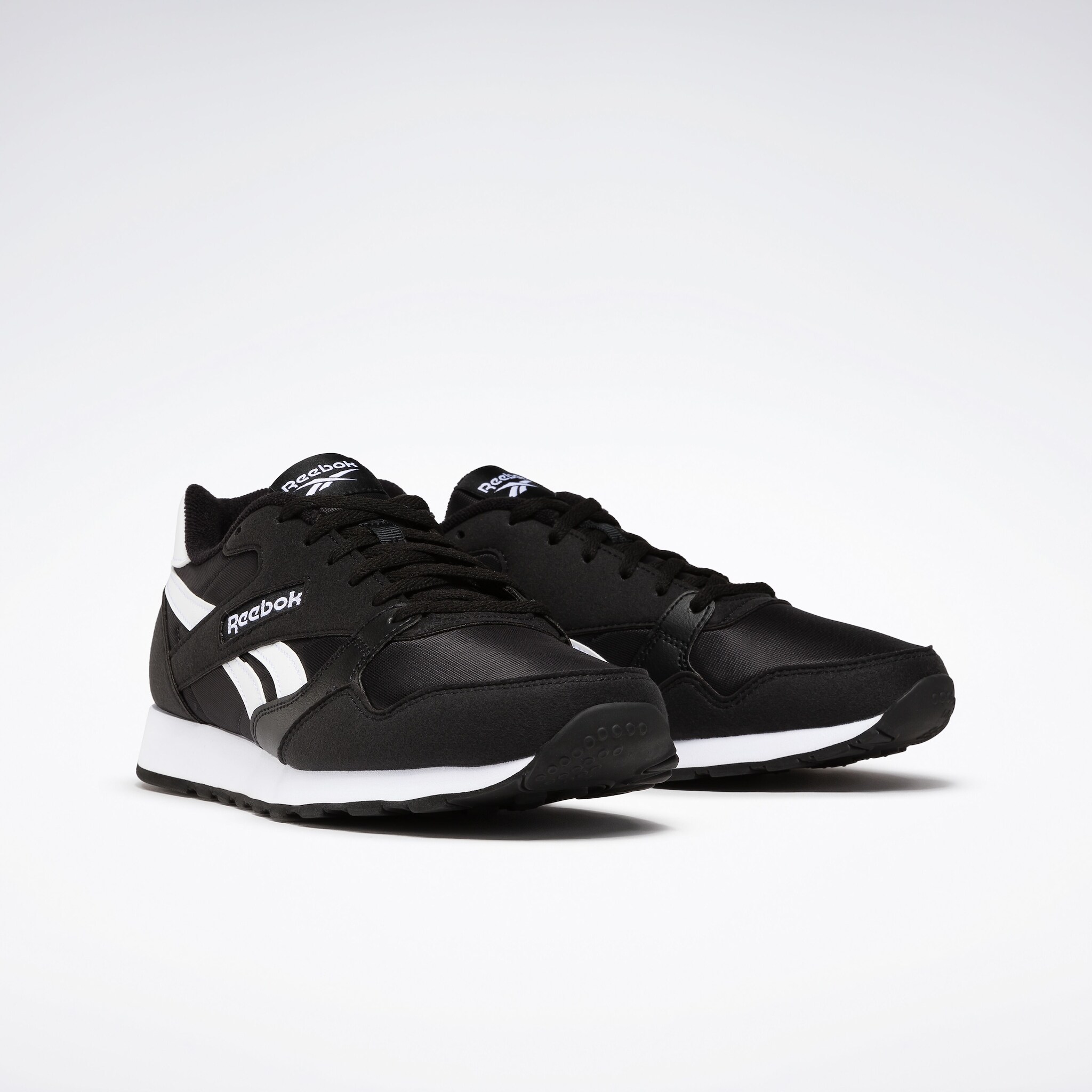 Sneaker REEBOK CLASSIC "ULTRA FLASH", Damen, Gr. 44,5, schwarz, Synthetik, Textil, Schuhe Sneaker