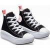 Sneaker CONVERSE "CHUCK TAYLOR ALL STAR MOVE PLATFORM", Gr. 30, schwarz, Textil, sportlich, Schuhe