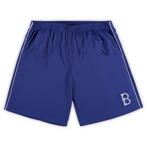 Profile Royal Brooklyn Dodgers Mesh-Shorts in großen und langen Größen für Herren