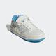 Sneaker ADIDAS ORIGINALS "FORUM LOW KIDS" Gr. 38, blau (cloud white, semi blue burst, cloud white) Schuhe Basketballschuhe