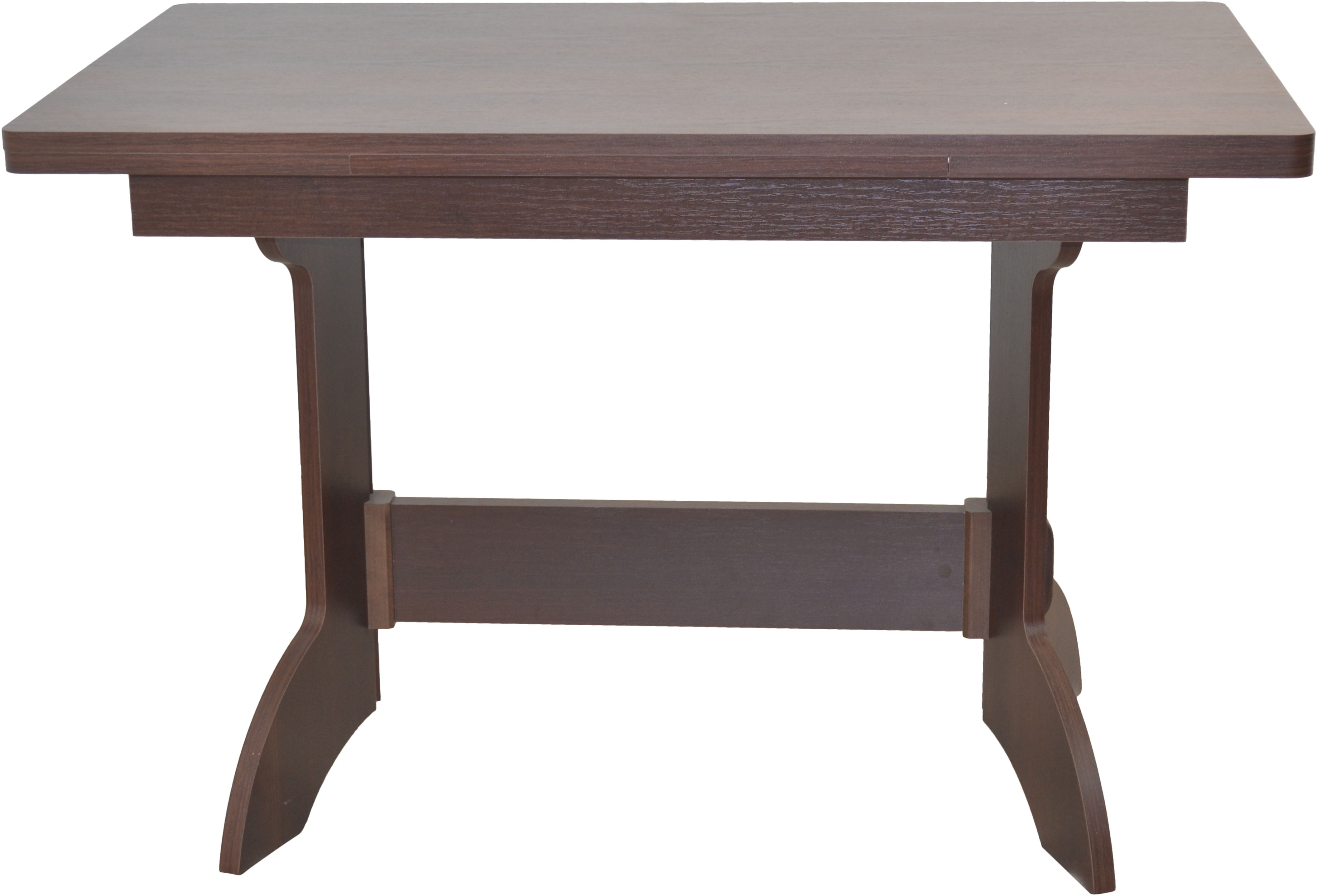 Esstisch, braun (nussbaum, nachbildung, nussbaum, nachbildung, nussbaum, nachbildung), H:74cm T:70cm, HOFMANN LIVING AND MORE, Tische, Esstisch, ausziehbar