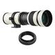 Jemora Camera MF Super Telephoto Zoom Lens F/8.3-16 420-800mm T Mount with Adapter Ring Universal 1/4 Thread Replacement for Canon EF-Mount Cameras EOS 80D 77D 70D 60D 60Da 50D 7D 6D 5D T7i T7s T6s T6