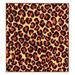 Black/Red 108 x 108 x 0.5 in Living Room Area Rug - Black/Red 108 x 108 x 0.5 in Area Rug - Everly Quinn Cheetah Real Area Rug For Living Room, Dining Room, Kitchen, Bedroom, Kids, Made In USA | Wayfair