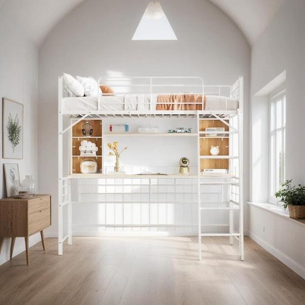 contemporary-full-size-loft-bed-with-desk,-shelf,-storage-shelves-and-ladder,-sturdy-construction---safety-guaranteed,-white/