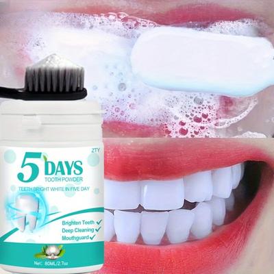 Natural Teeth Powder With Pearl - Remove Stains An...