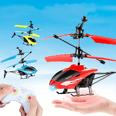 Educational Gift. Remote Control Intelligent Induction Combat Helicopter (up And Down Vertical) Flight, Drop Resistant Material Infrared Induction Remote Control Helicopter