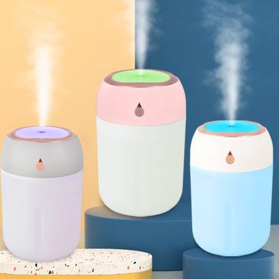 1pc 220ml/330ml Usb Car Humidifier With Color Nigh...