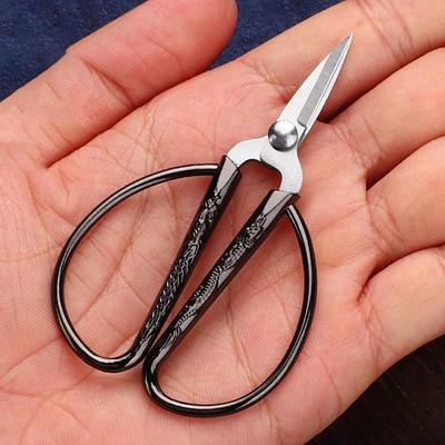 Retro Stainless Steel Tailor Sewing Scissors Fabric Needlework Cutting Cutter Durable High Steel Vintage Shears Scissors