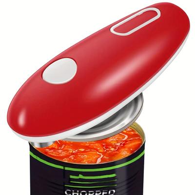 1pc, Electric Can Opener, No Sharp Edge Can Opene, One-touch Electric Can Opener With Auto Shut, Best Kitchen Gadgets, Electric Can Openers For Seniors With Arthritis, Kitchen Stuff