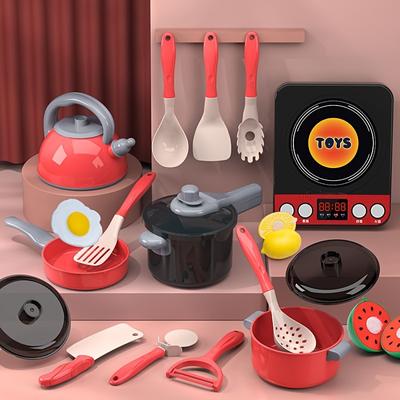 Delightful Pretend Play Kitchen Play Set- Cookware...