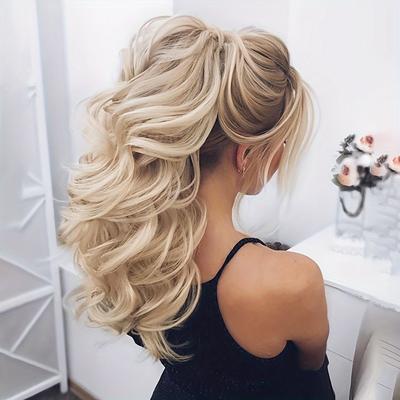12 Inch Curly Messy Wavy Clip In Pony Tail Hair Extension Claw Clip Fluffy Short Curly Fake Hair Extensions Synthetic Claw Ponytail Hairpieces For Women 1b# 99j# Hair Accessories