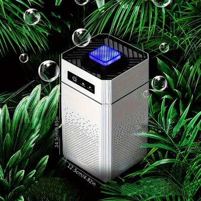 1pc True Hepa Air Purifier, Deodorizer Indoor Deodorizing Air Pur, For Home Office Living Room Up To 350~500ftÂ², Digital Display Air Cleaner With Air Monitor & Hepa Filter Remove Smokes/dust