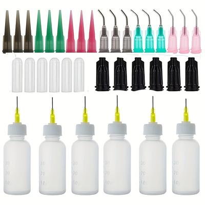 Precision Needle Tip Glue Applicator Bottle With B...