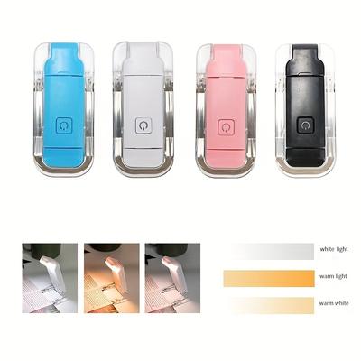 Usb Rechargeable Book Reading Light Led Eye Care Clip On Book Light For Reading In Bed Portable Bookmark Light