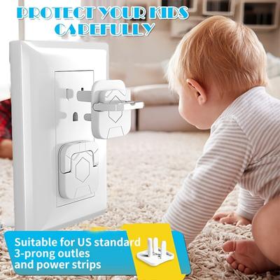 30pcs Outlet Covers With Hidden Pull Handle Baby P...
