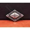 30pc 2.5*17 Silber Diamant gravierte Nagel niet Bolzen Flecken Verschluss Concho Niet rücken für Leder Handwerk Gürtel Brieftasche Schuh Boot Tasche