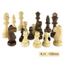 32/34/2 pezzi Set di scacchi in legno King altezza 105mm gioco di scacchi pezzi di scacchi di alta