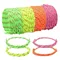 Bracciale intrecciato con cordino al neon per adolescenti Bracciale con cordino regolabile Cherubino Party Coppia Bracciale Regalo Accessori da uomo Tracolla da trasporto