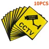 10 pz avvertimento adesivo monitoraggio segnale di avvertimento etichette di avvertimento di