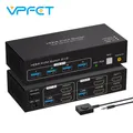 Switch KVM HDMI 2 PC 2 monitor Switch KVM USB 3.0 4K@60Hz per 2 computer portatili Condividi monitor doppi e 4 porte USB 3.0 VPFET