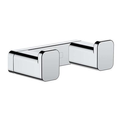 AddStoris Doppelhaken 41755000 Wandmontage, Metall, chrom - Hansgrohe