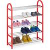Schuhregal für Kinder, 15 Paar Kinderschuhe, bis Größe 30, offen, platzsparend, leicht,