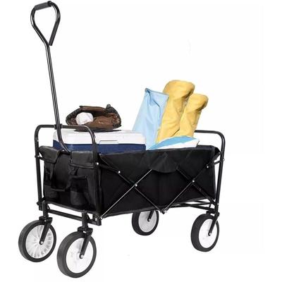 Tlgreen - Bollerwagen Transportwagen Faltbar Handwagen mit Seitentasche, Gartenwagen mit 80kg Image