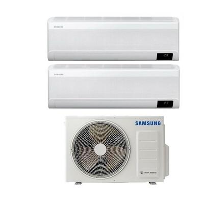 Samsung - windfree avant serie dual split inverter klimagerät 7000+7000 btu mit aj040txj2kg/eu a++