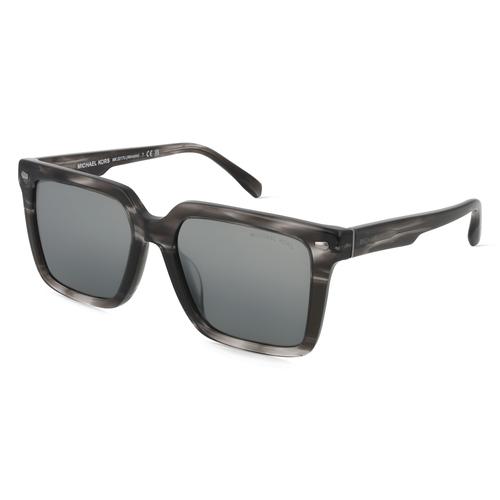 Michael Kors 0MK2217U ABRUZZO Herren-Sonnenbrille Vollrand Eckig Acetat-Gestell, schwarz