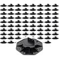 Xpotool - Set 80 supporti per pavimenti galleggianti, Altezza regolabile 18-25mm Max 2700 kg,