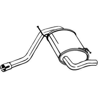 Bosal Endschalldämpfer [Hersteller-Nr. 200-113] für Dacia, Renault Image