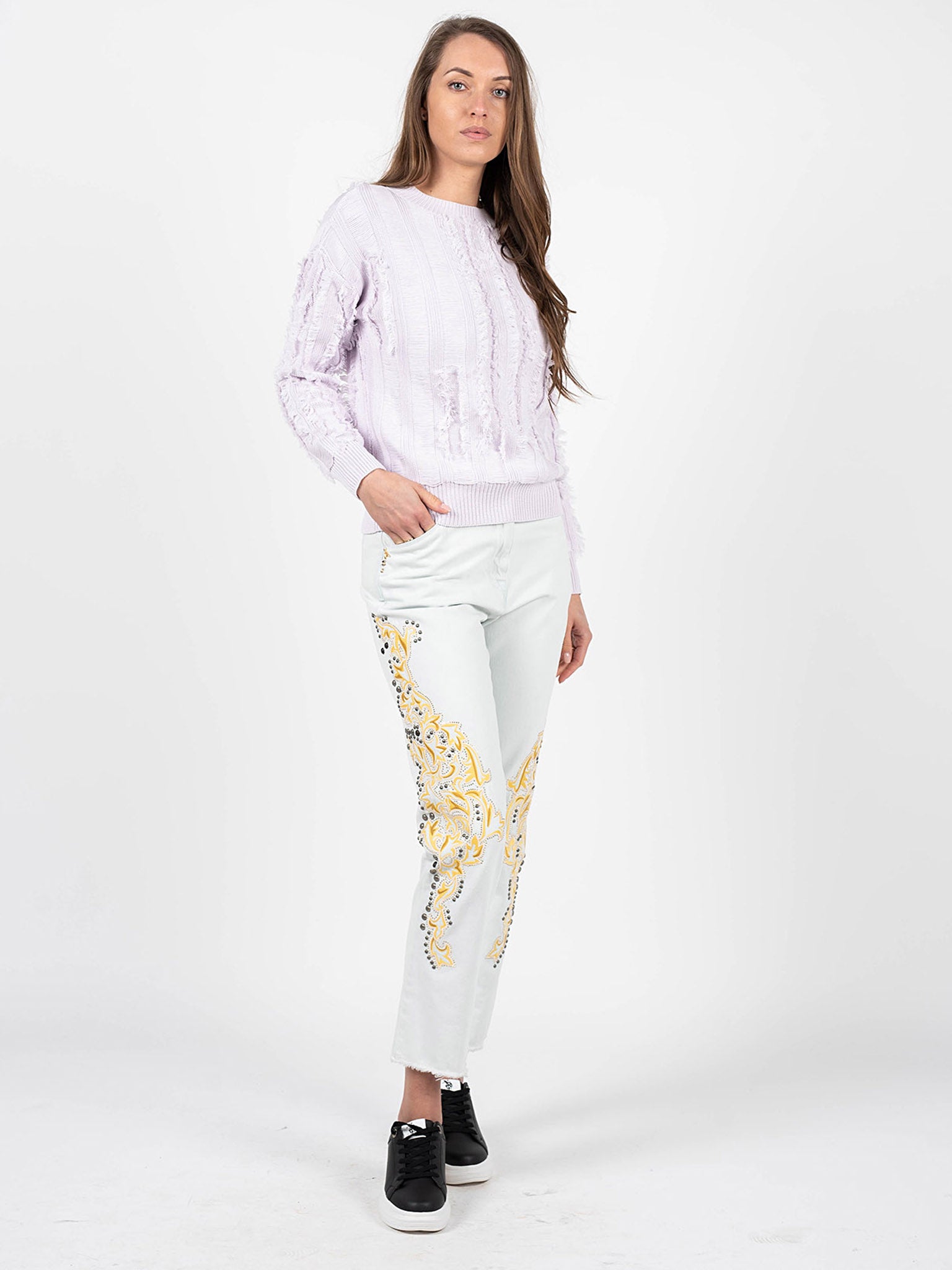 Patrizia Pepe Jeans Damen Blau 29 (Größe)