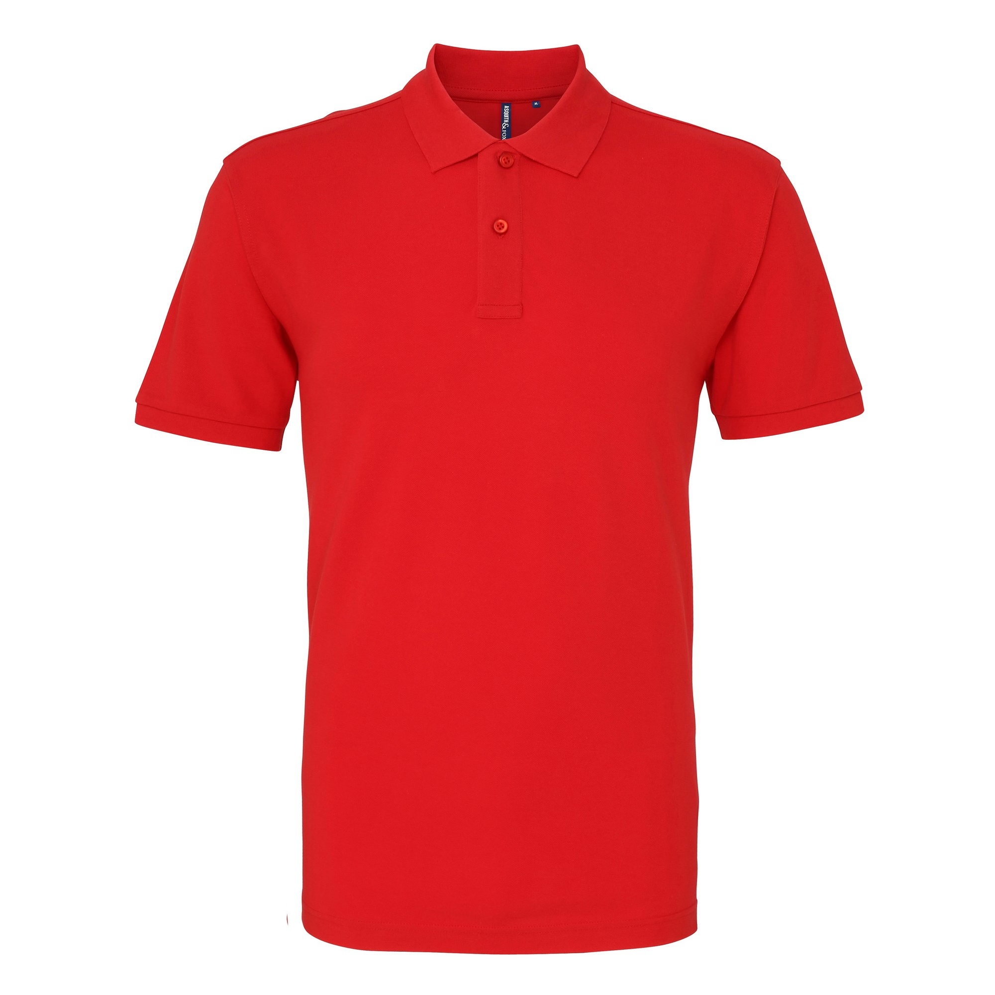 Asquith & Fox Herren-Poloshirt mit kurzen Ärmeln (rot) Image