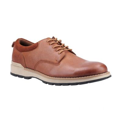 Hush Puppies Herren Dylan Lederschuhe (Tan) Image